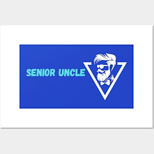 Senior uncle t-short Posters and Art